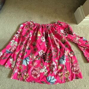 Floral Off-Shoulder Blouse